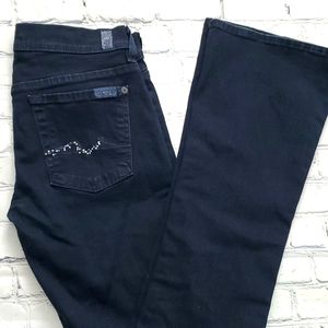 7 for All Mankind Rocker Flare Dark Color Jeans  (Size 27)